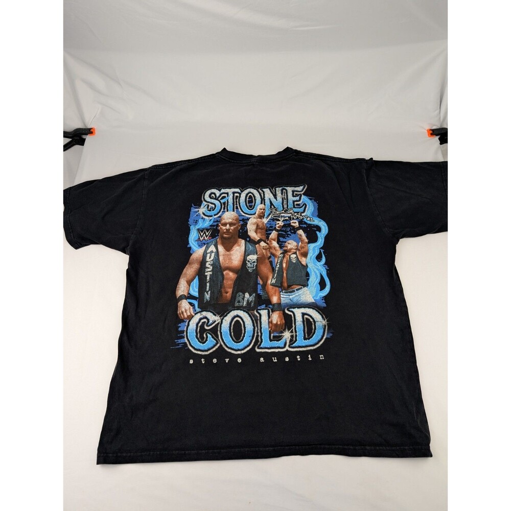 Men's XL Stone Cold Steve Austin Shirt 3:16 WWF NWO WWE T-Shirt Black Tee y2k